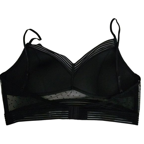 Women's Black Lace U-Back Comfort Bra Lingerie Vanity Brassiere Plus Size 3XL - Picture 3 of 8